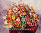 Basket of Flowers - 皮埃尔·奥古斯特·雷诺阿
